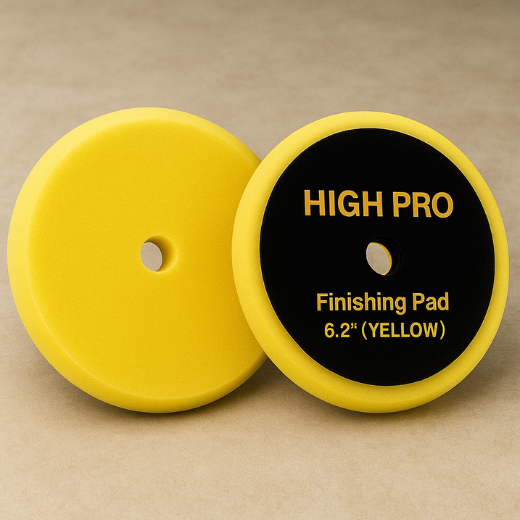 HIGH PRO FINISHING FOAM PAD – 6.2” (Yellow)